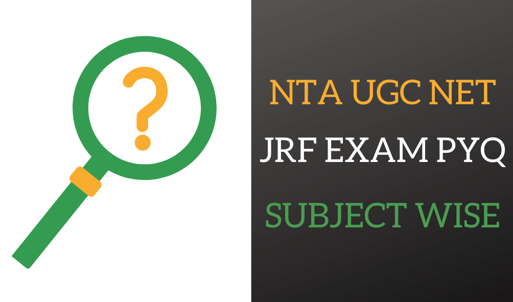 NTA UGC NET PREVIOUS YEAR QUESTION SUBJECT WISE