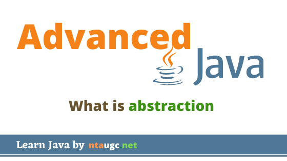 what is abstraction