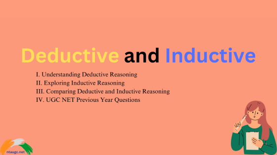 Deductive and Inductive Reasoning ntaugc.net